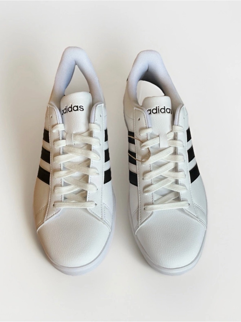 Adidas Grand Court Shoes Mens White Black Outdoor GW9195 - Picture 6 of 7